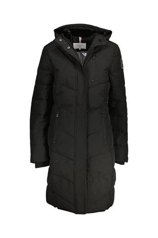 Doudoune matelassée à capuche Black Piau - Noir