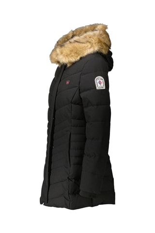 Doudoune batterie chauffante à capuche Crans Montana - Noir