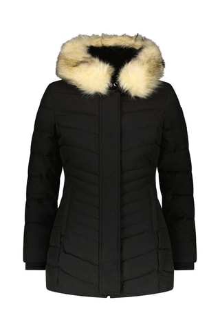 Doudoune à capuche Crans Montana - Noir