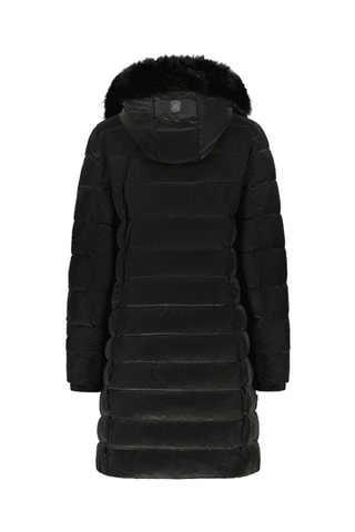 Doudoune longue matelassée à capuche Killy - Noir brillant