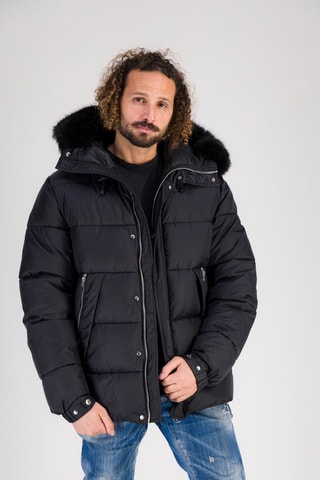 Doudoune à capuche Prady - Noir