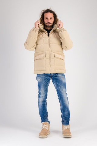 Doudoune à capuche Iguasu - Beige