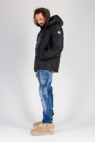 Doudoune à capuche Harfang - Noir