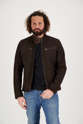 Veste en nubuck Deal - Marron