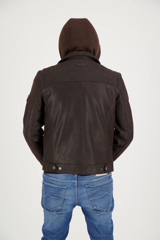 Veste en cuir Figo - Marron
