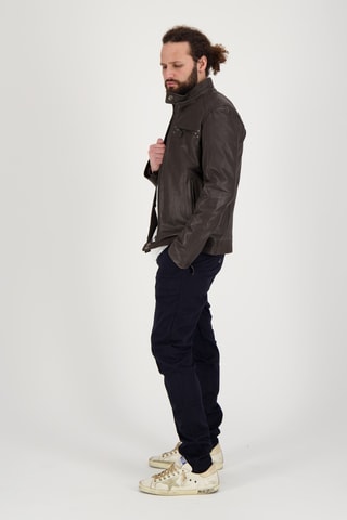 Veste en cuir Prado Timber - Marron