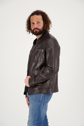 Veste en cuir d’agneau Pucci - Marron