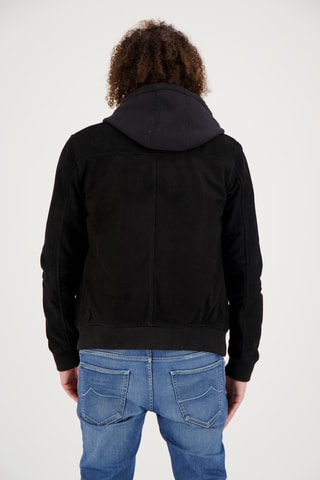 Veste en cuir de chèvre - Noir