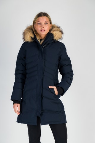 Doudoune longue Savoie - Bleu marine