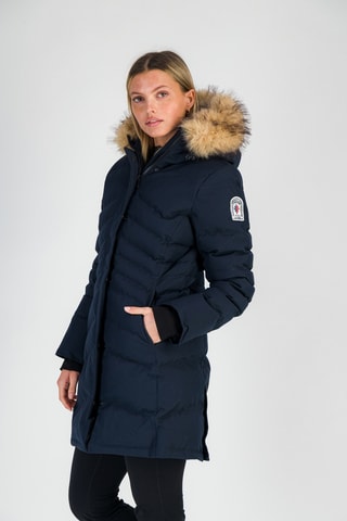 Doudoune longue Savoie - Bleu marine