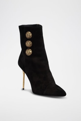 Bottines en cuir - Noir