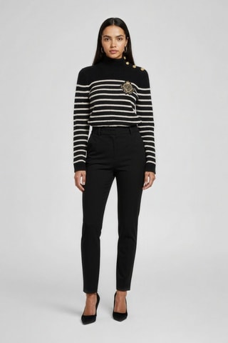 Pull en cachemire et laine - Noir