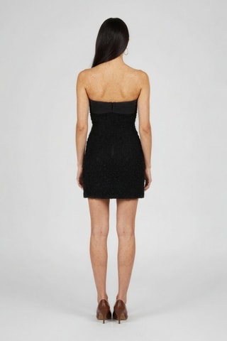 Robe bustier sans manches - Noir