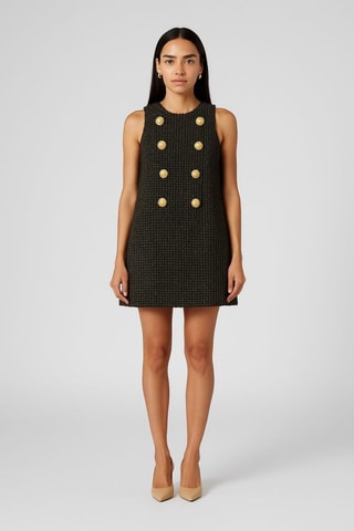 Robe patineuse sans manches - Noir