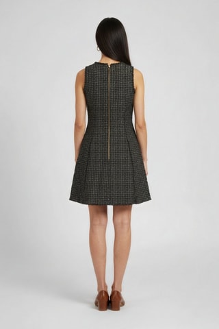 Robe patineuse sans manches - Noir