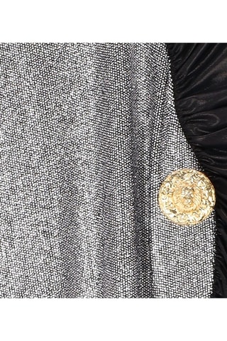 Robe - Argenté et noir