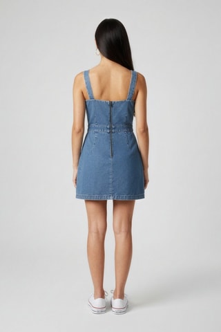 Robe sans manches - Bleu denim