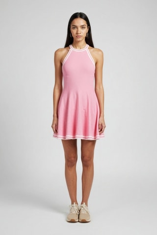 Robe patineuse sans manches - Rose