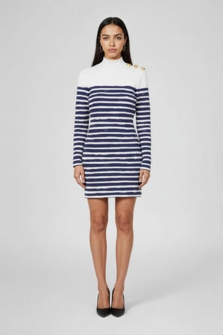 Robe - Blanc et bleu