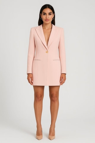 Robe en laine - Rose pâle