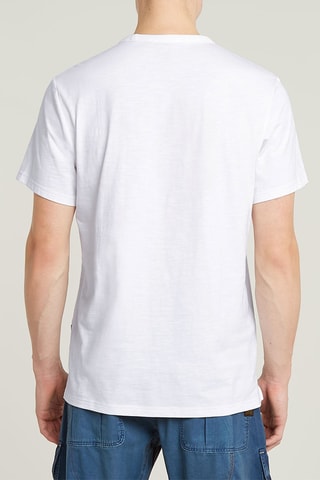 T-shirt regular em algodão biológico Nifous - Branco