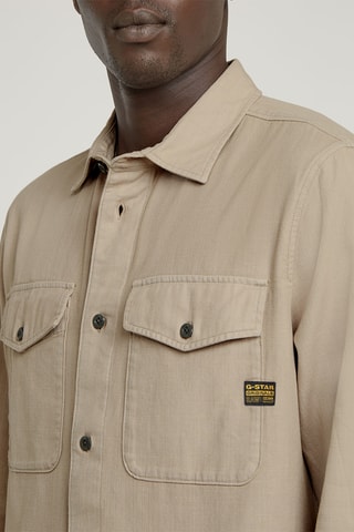 Camisa justa Marine - Caqui