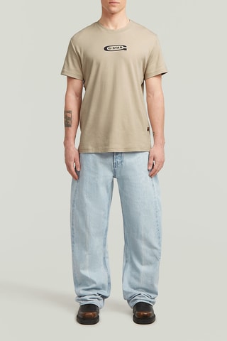 Calças de ganga loose Bend 3D - Azul-celeste