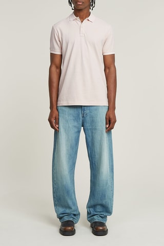 Calças de ganga loose Bend 3D - Azul-celeste