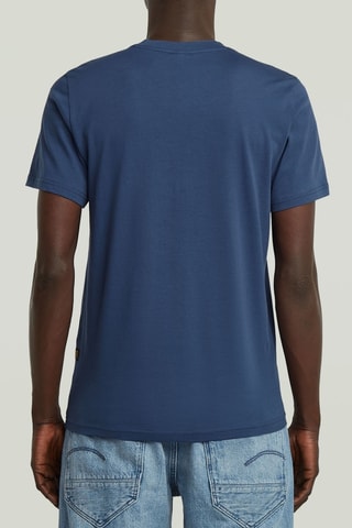 T-shirt slim Graw - Azul-marinho