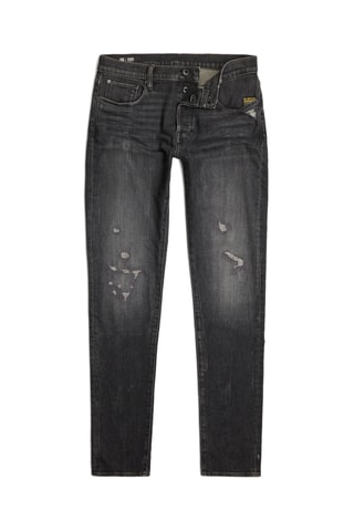 Calças de ganga slim 3301 - Preto