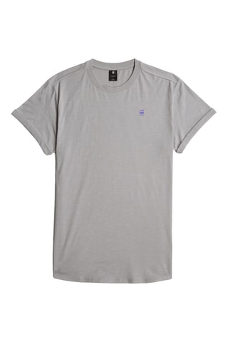 T-shirt relaxed em algodão biológico Lash Back Graphic - Cinzento