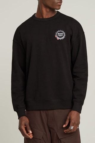 Camisola em algodão biológico Gauge - Preto