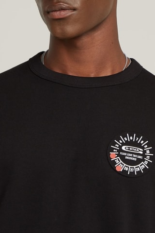 Camisola em algodão biológico Gauge - Preto