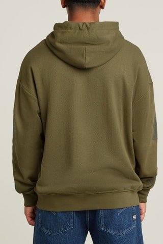 Sweat em algodão biológico - Verde-azeitona