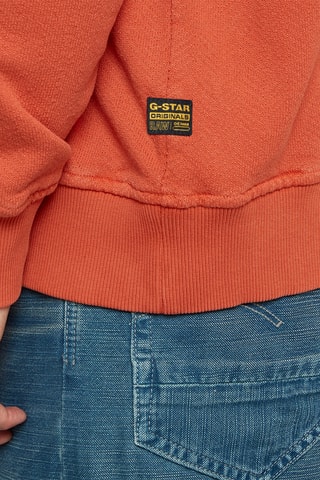 Camisola em algodão biológico Washed - Laranja