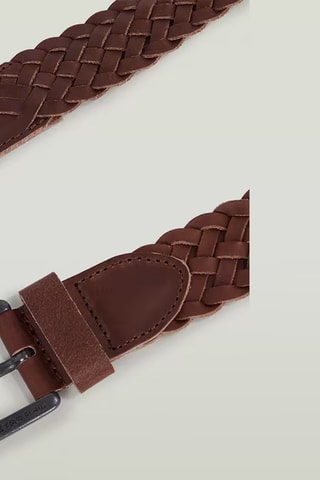 Cinto em couro Small - Castanho