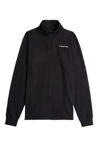 Camisola em algodão biológico Checquard Tweeter - Preto