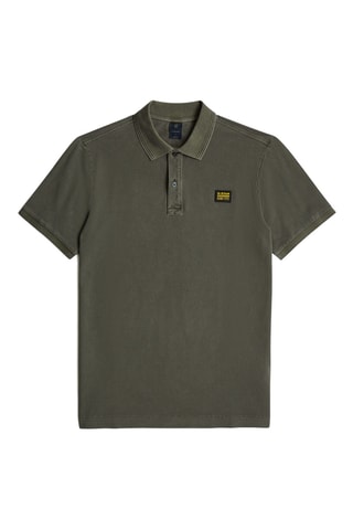 Polo slim em algodão biológico Dunda - Caqui