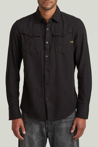 Camisa slim Arc 3d - Preto