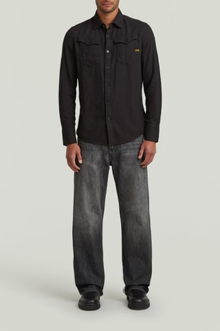 Camisa slim Arc 3d - Preto