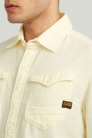 Camisa slim Arc 3d - Amarelo