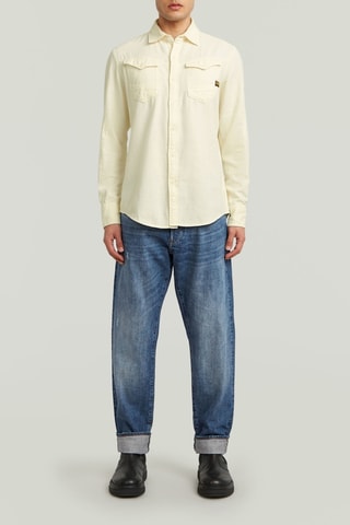 Camisa slim Arc 3d - Amarelo