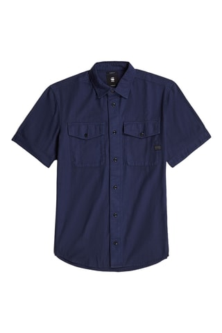 Camisa justa Marine - Azul-marinho