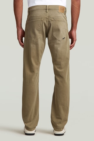 Calças de ganga straight Mosa - Castanho-claro