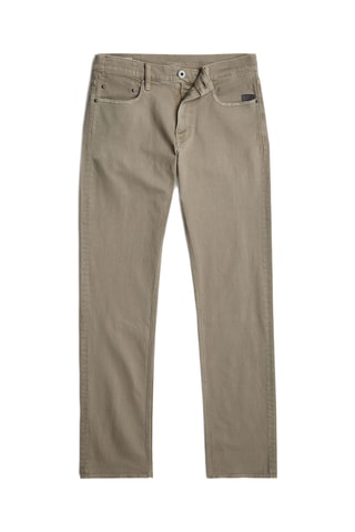 Calças de ganga straight Mosa - Bege