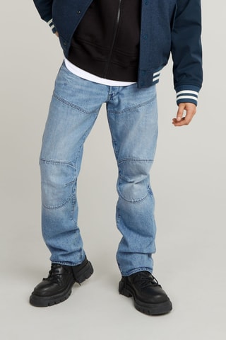 Calças de ganga straight - Azul