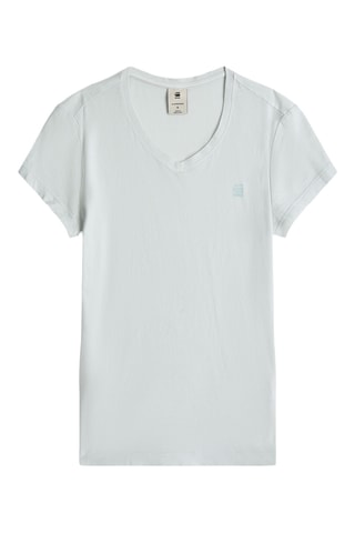 Top em algodão biológico Eyben - Azul-celeste