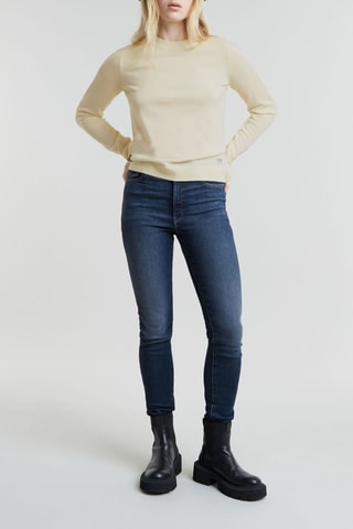 Camisola em lã mérino Core - Cru