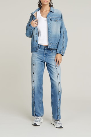 Camisola de alças em algodão biológico - Branco