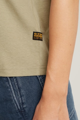 Top em algodão biológico Open V - Caqui